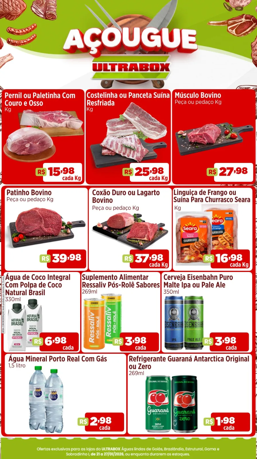 01 Tabloide Acougue sem atendimento Ultrabox 21a27jan2026 AguasLindas Brazlandia Estrutural Gama SobradinhoI